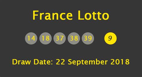 france lotto results 2018